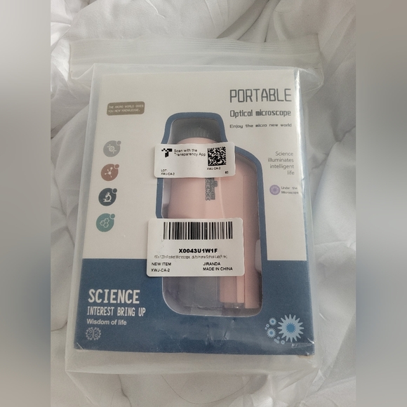 Portable Pink Optical Microscope - Picture 2 of 3